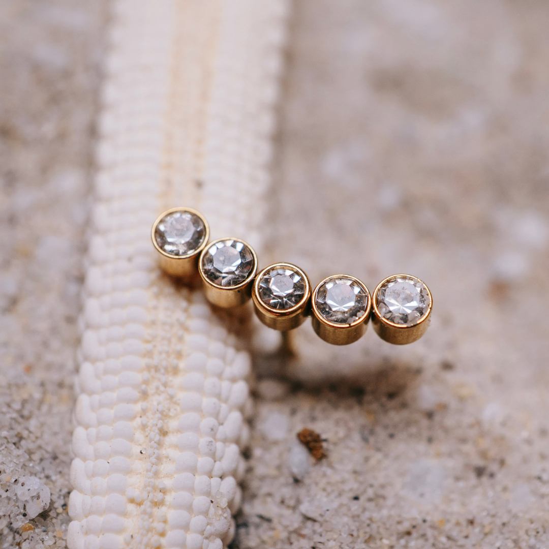 Celestial Trail Studs (Gold)