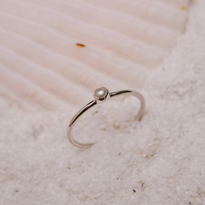 Tiny Treasure Pearl Ring