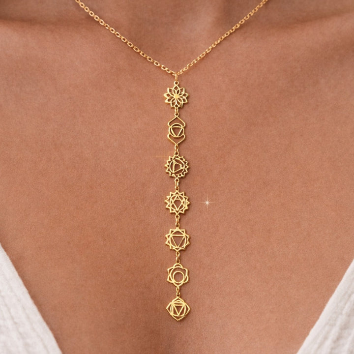 Gold Chakra Flow Necklace