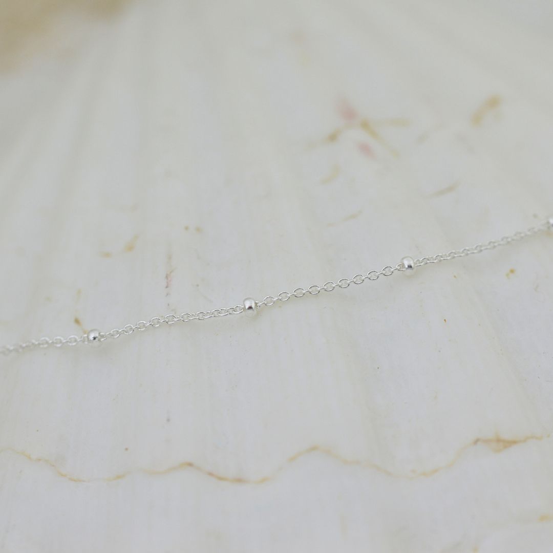 Dainty Curb & Ball Chain - Chain Only (1.1mm / 1.7mm)