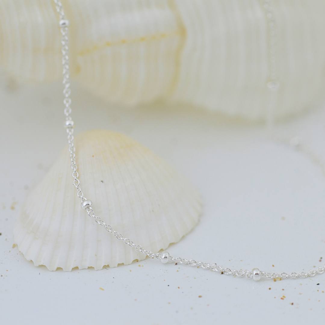 Dainty Curb & Ball Chain - Chain Only (1.1mm / 1.7mm)