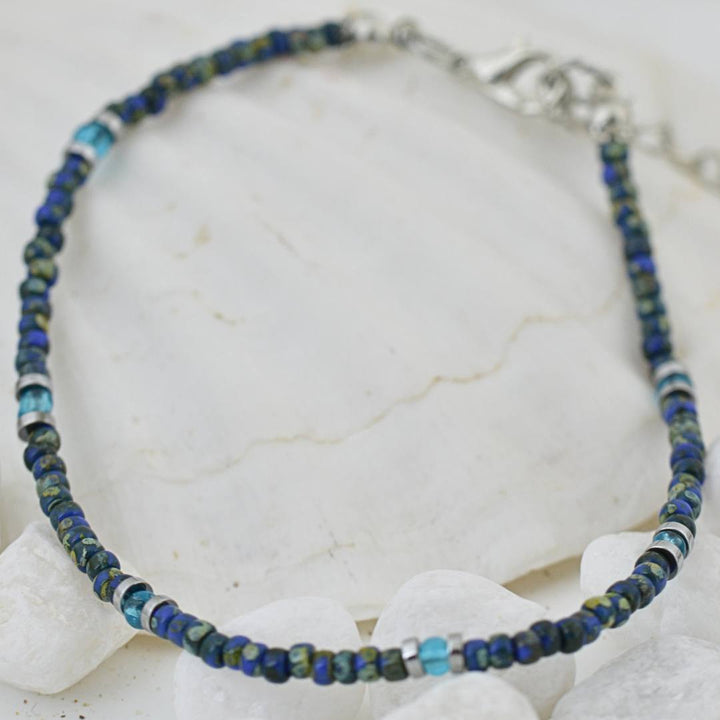 Blue Tide Anklet