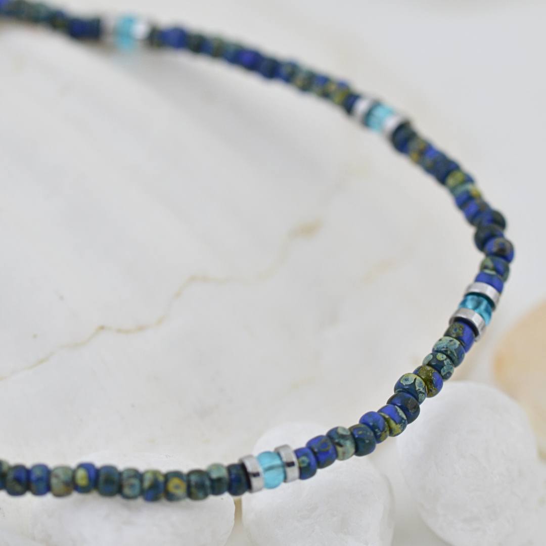 Blue Tide Anklet