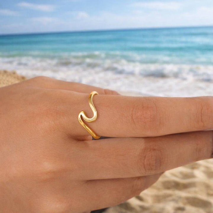 Gold - Saltwater Wave Ring