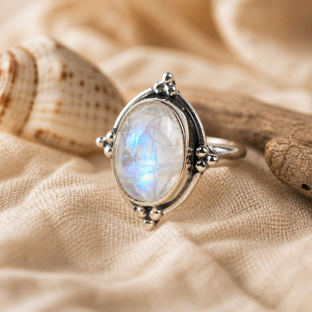 Etheral Moonstone Ring