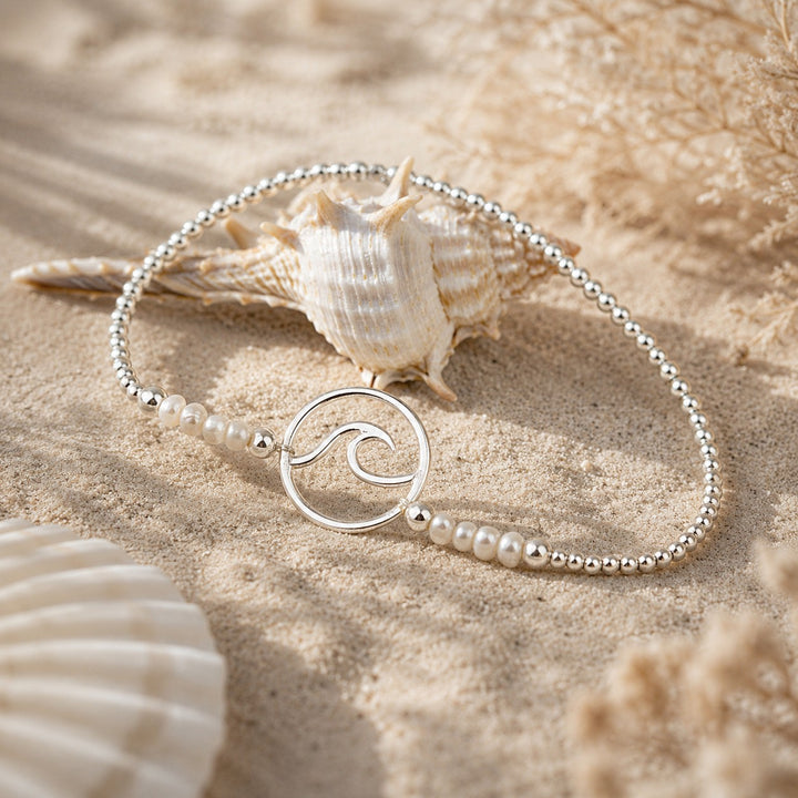 Ocean Serenity Pearl Bracelet