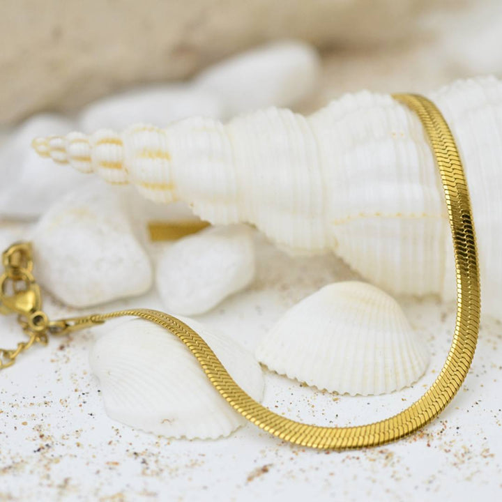 Golden Flow Anklet