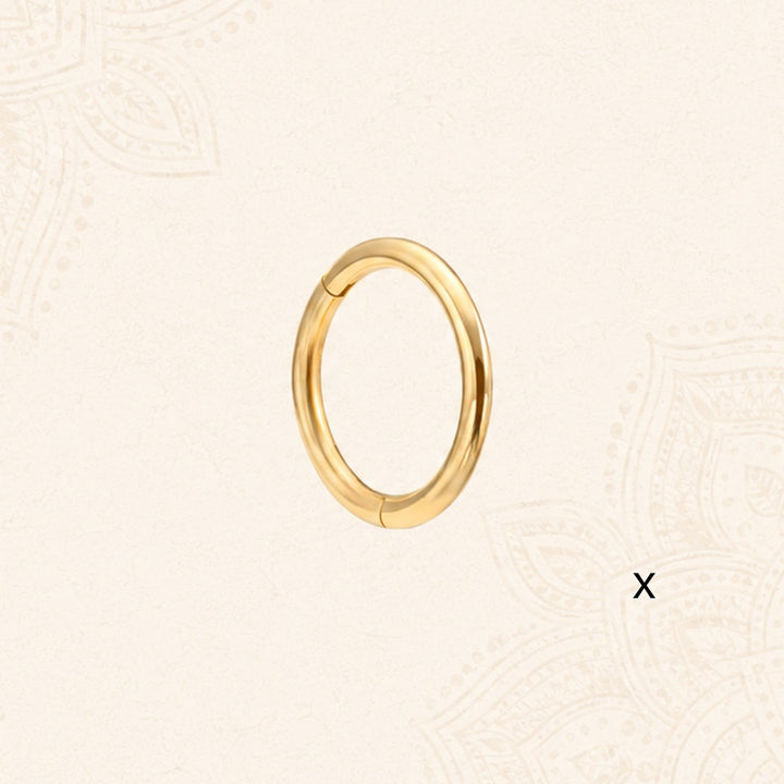 Hinged Nose Ring - Waterproof Gold