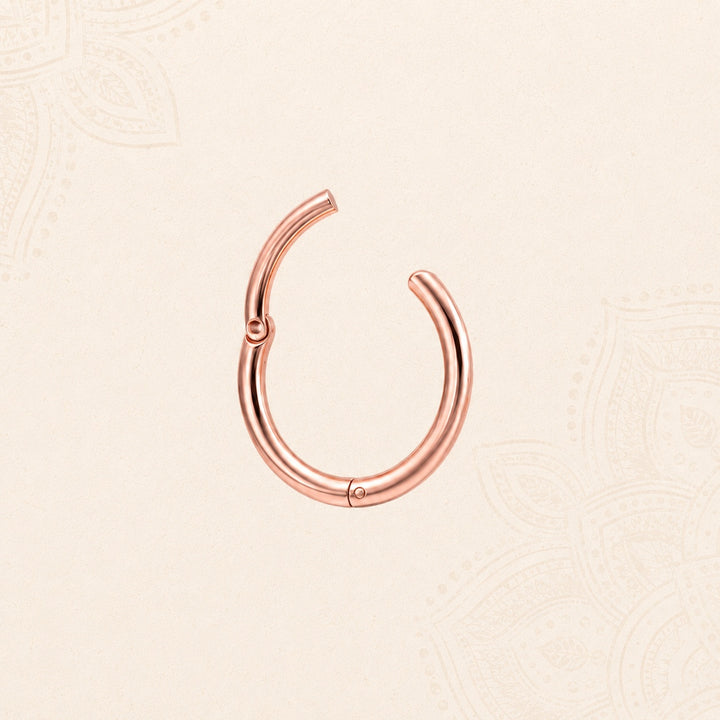 Hinged Nose Ring - Rose Gold