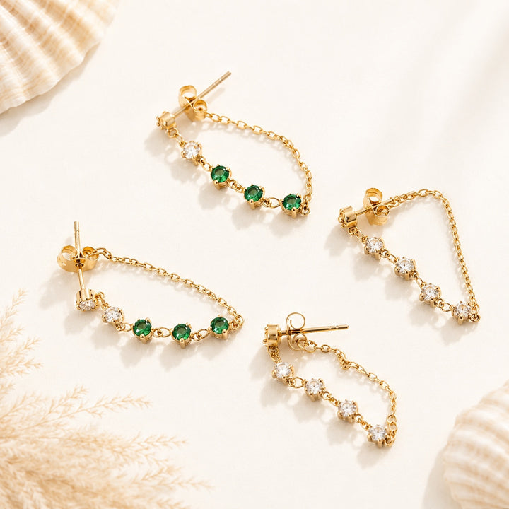 Golden Chain Studs