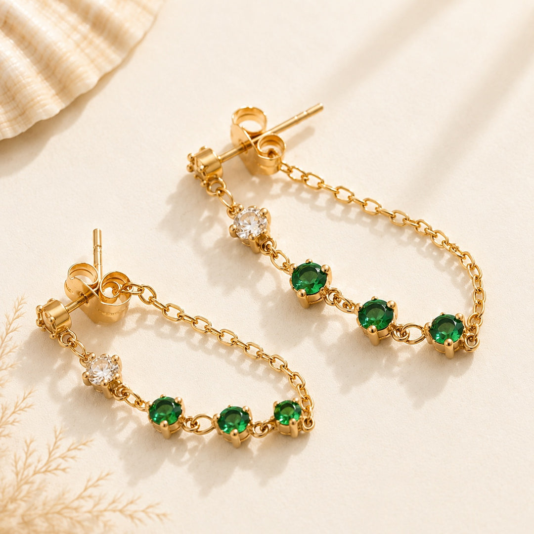 Golden Chain Studs