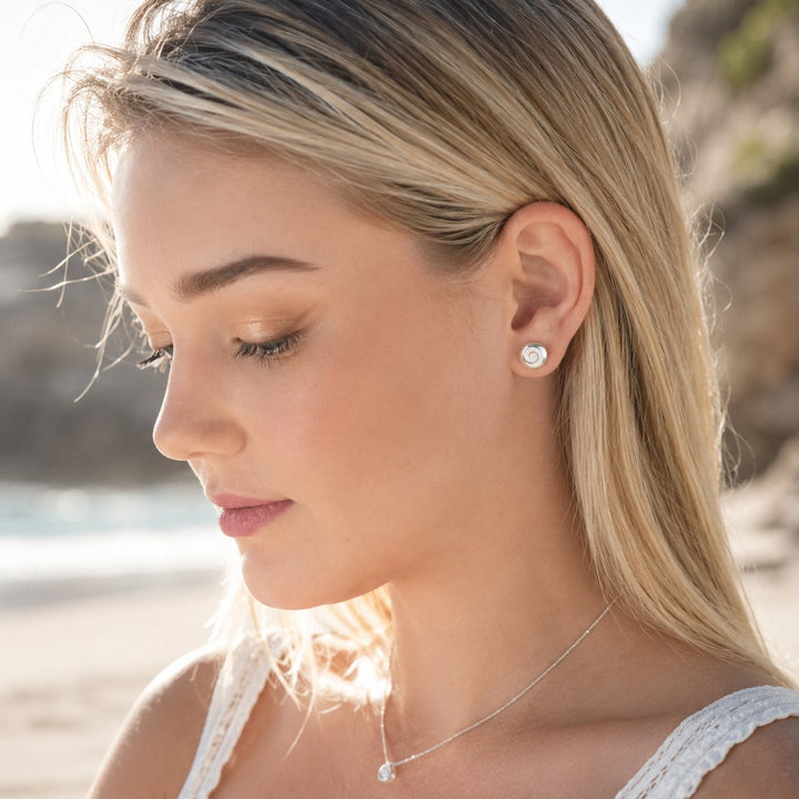 Shiva Shell Stud Earrings
