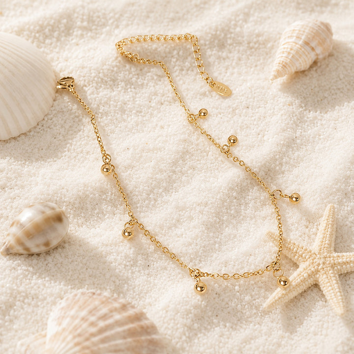 Golden Whisper Anklet