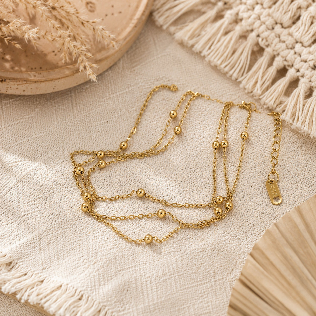 Layered Sun Gypsy Anklet