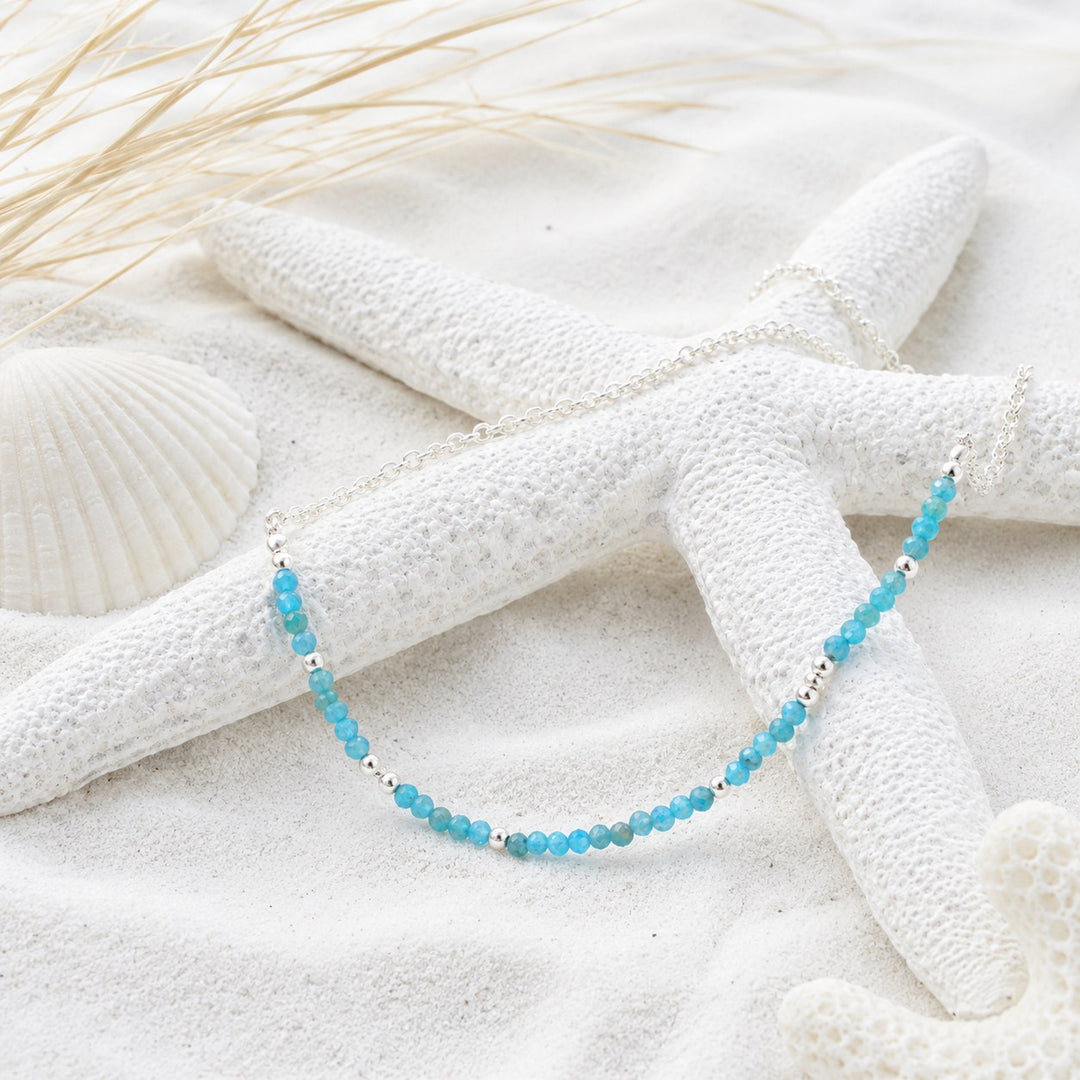 Blue Apatite Necklace