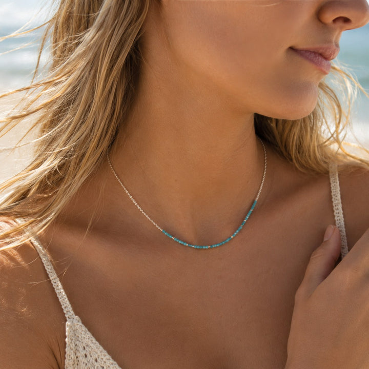 Blue Apatite Necklace