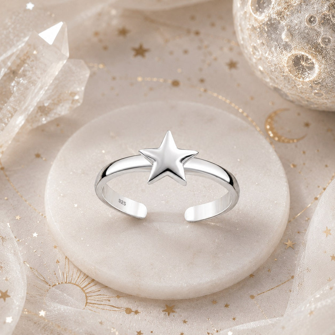 Little Star Toe Ring