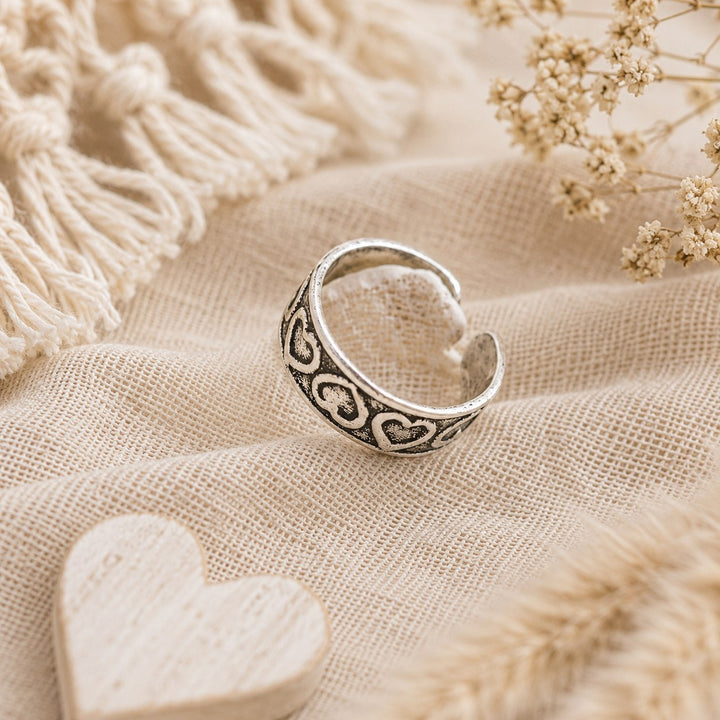 Boho Heart Toe Ring