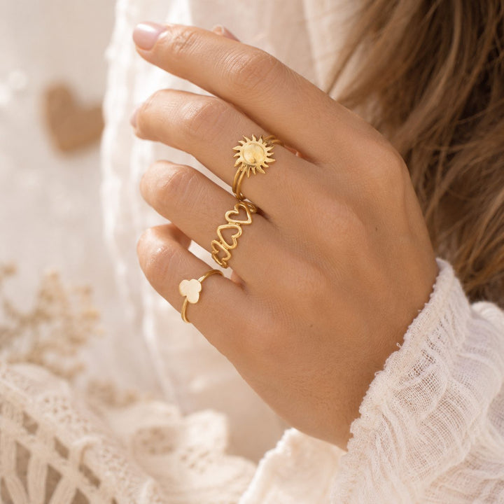Heart To Heart Ring (Adjustable)