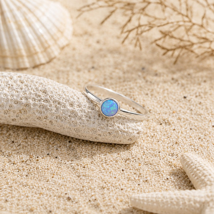 Sparkling Azure Ring