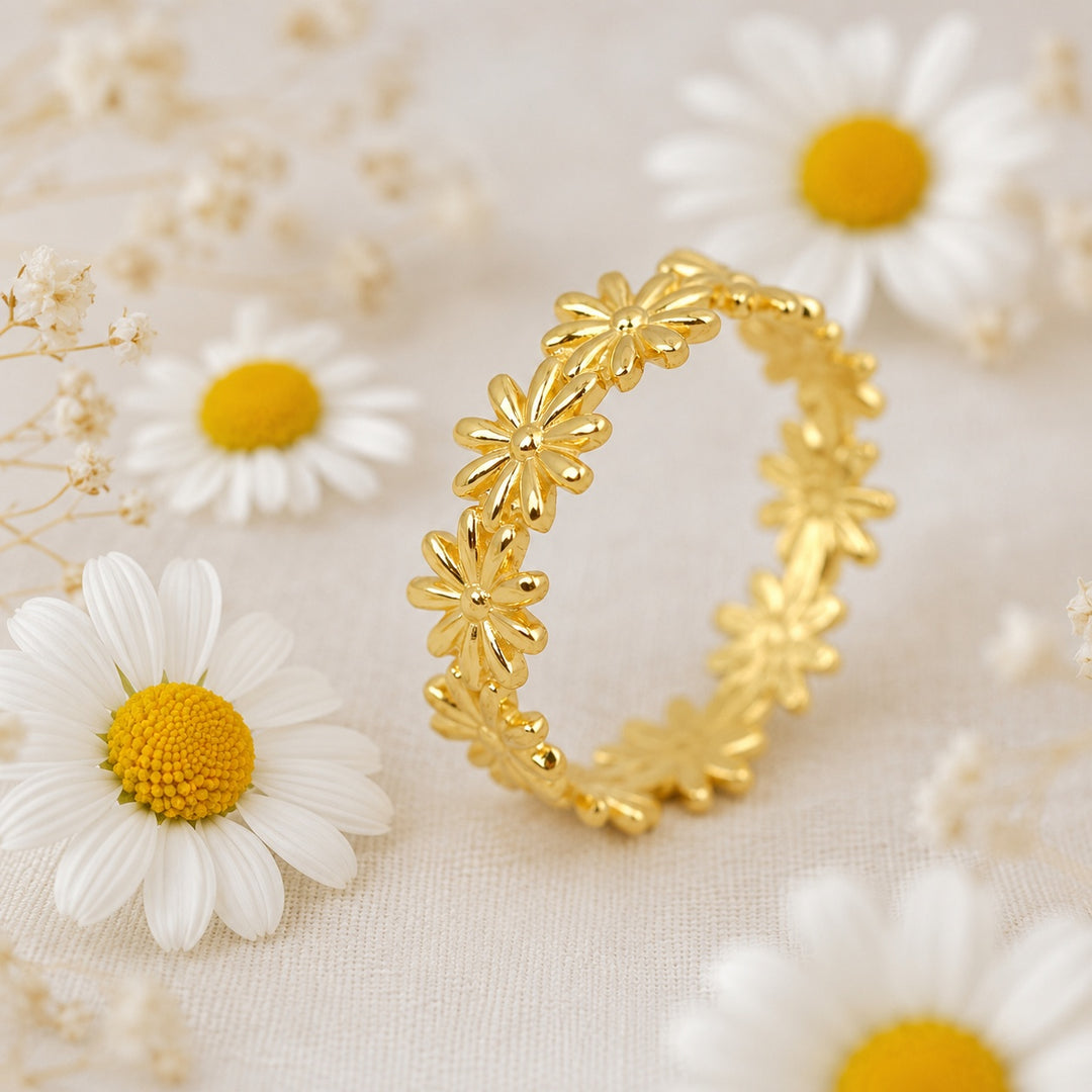 Golden Daisy Dream Ring