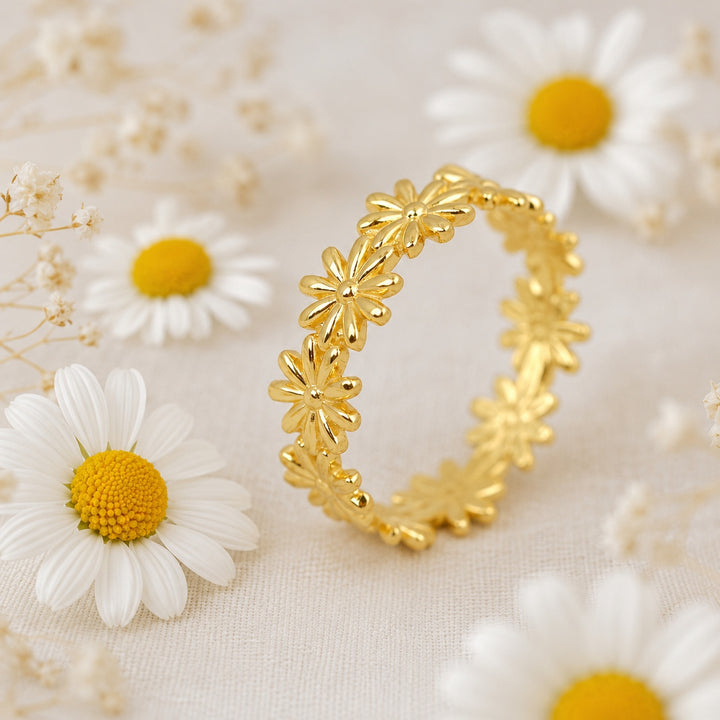 Golden Daisy Dream Ring