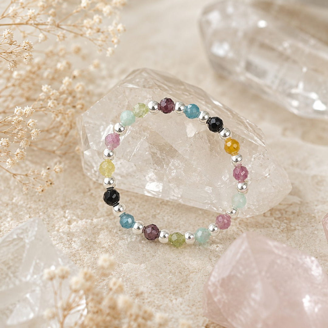 Beaded Gem Ring