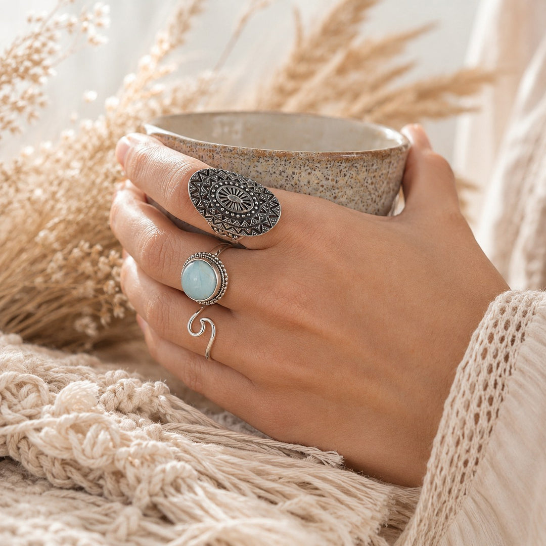 Bohemian Mandala Ring