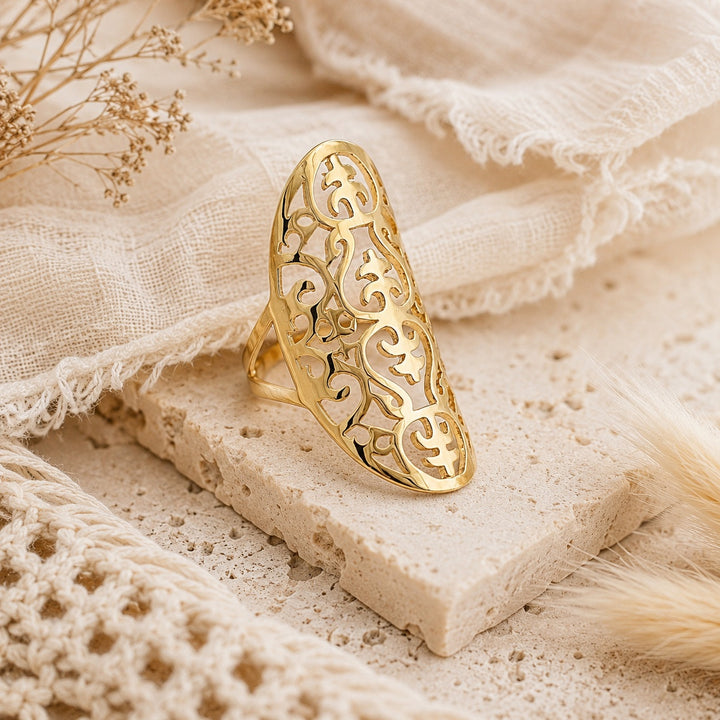 Fleur de Gold Ring