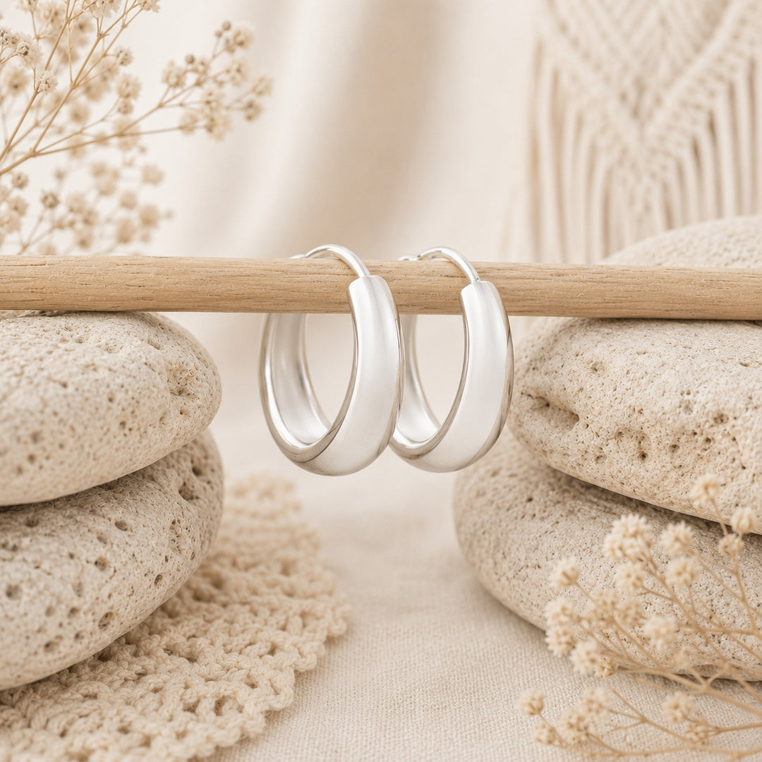 Little Huggie Hoops (11mm)