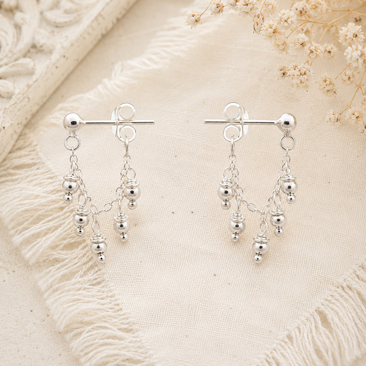 Silver Mini Bead Studs