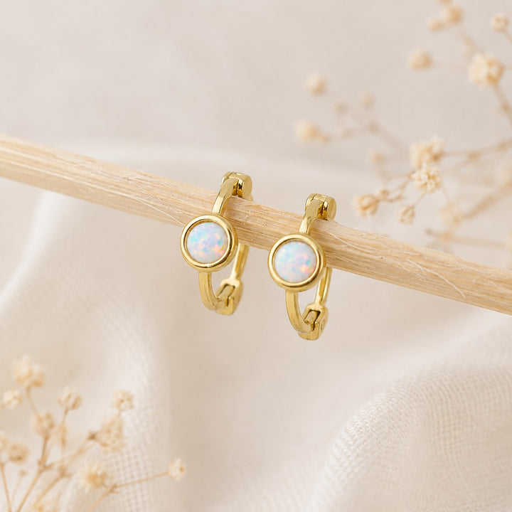 Mini Gold Fire Snow Hoops