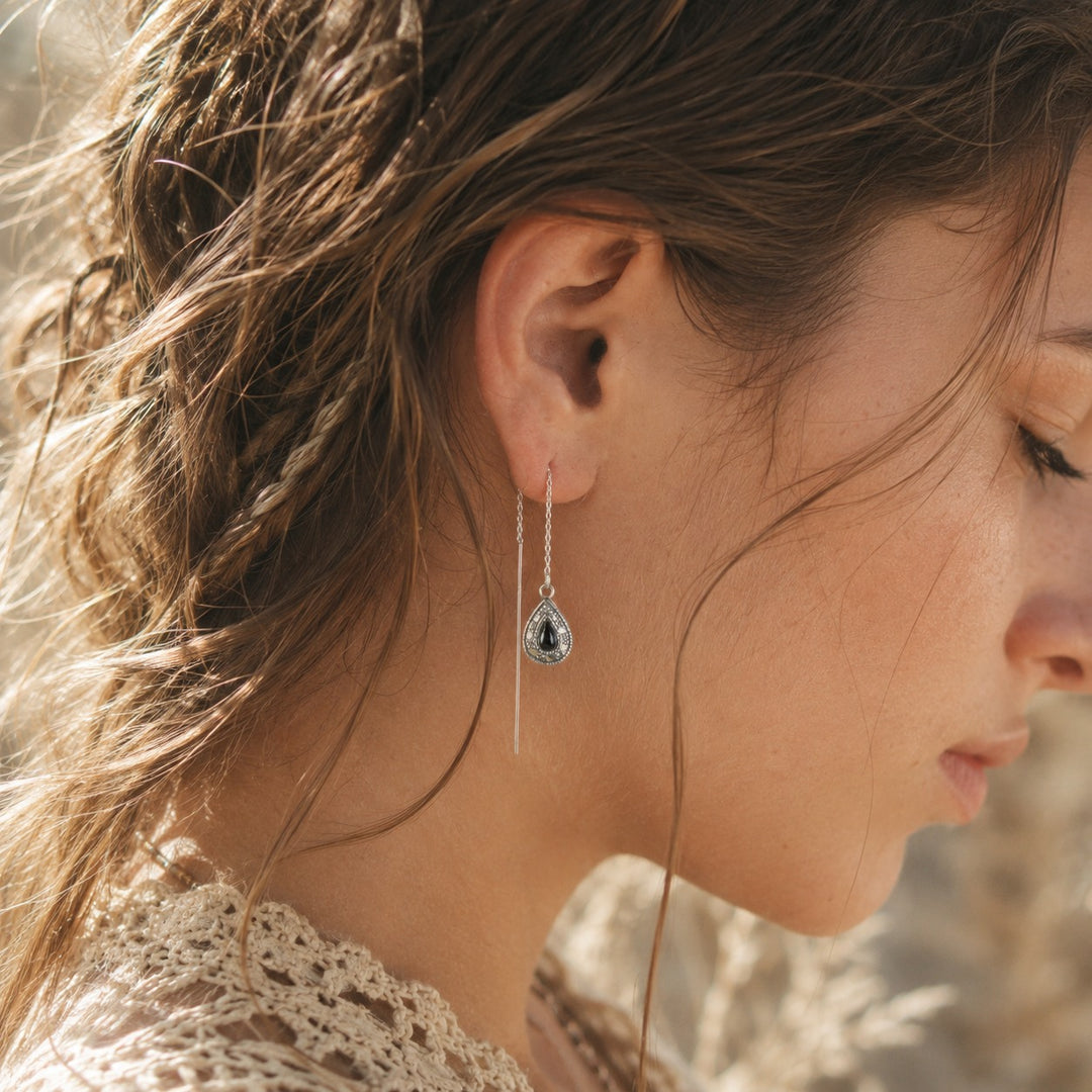 Bohemian Bliss Thread Earrings