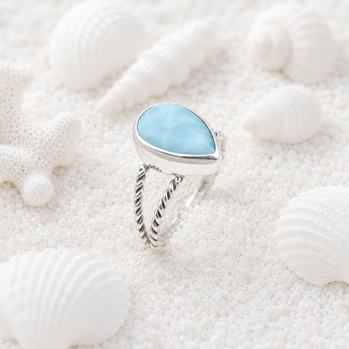 Seabound Larimar Ring