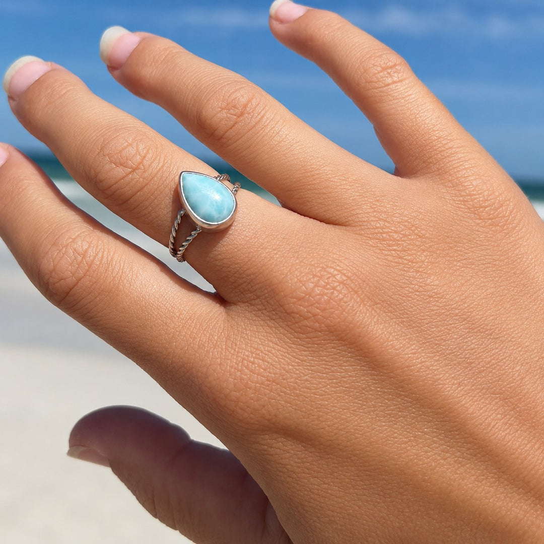 Seabound Larimar Ring