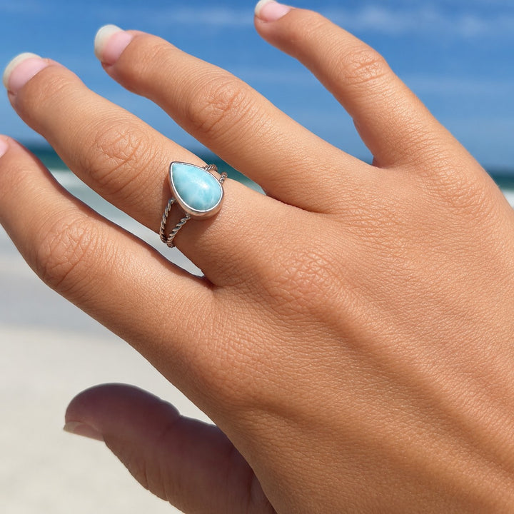 Seabound Larimar Ring