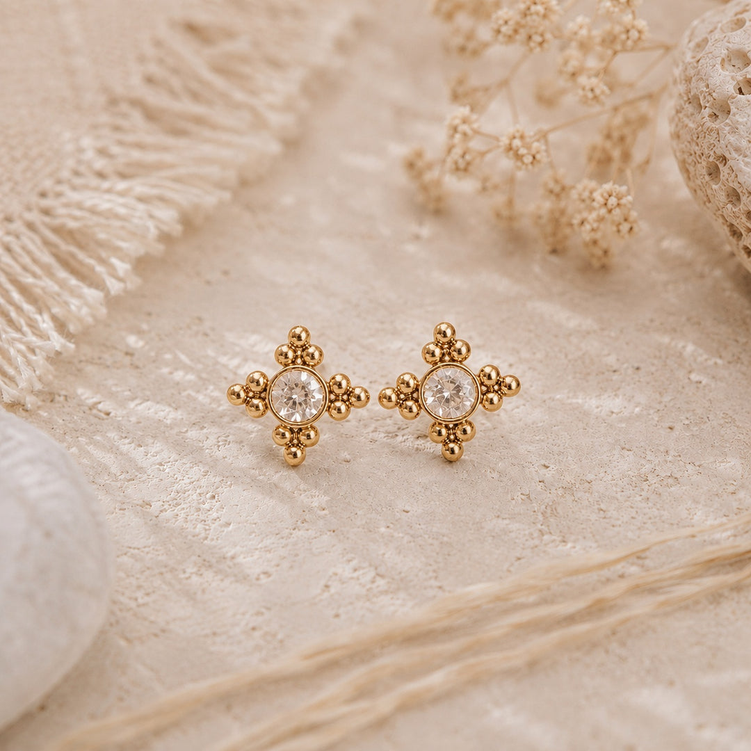 Golden Star Studs