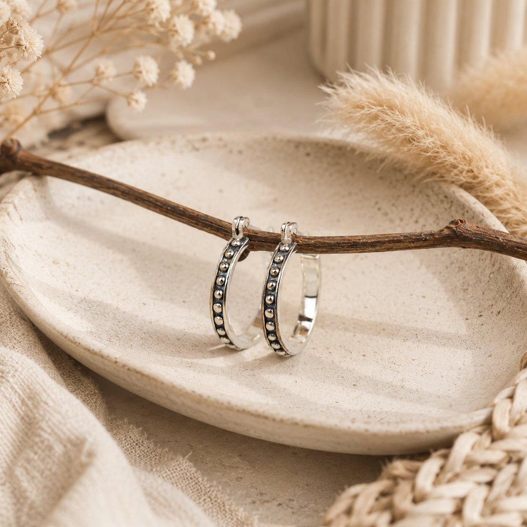 Mini Dotted Hoops