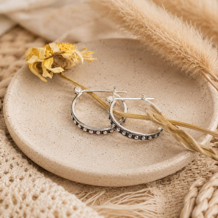 Mini Dotted Hoops