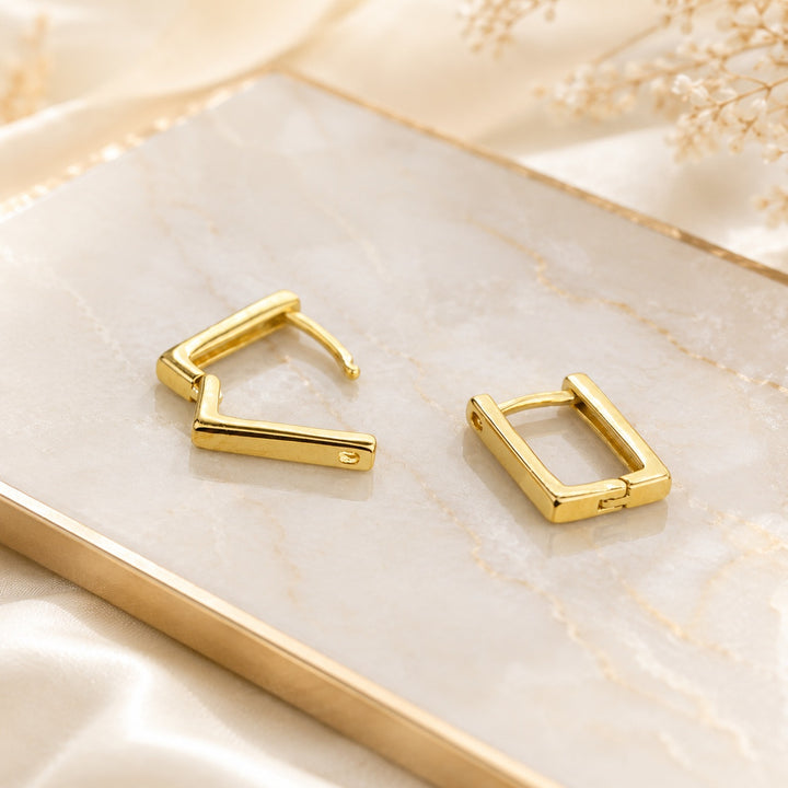 Golden Edge Huggies (10mm)