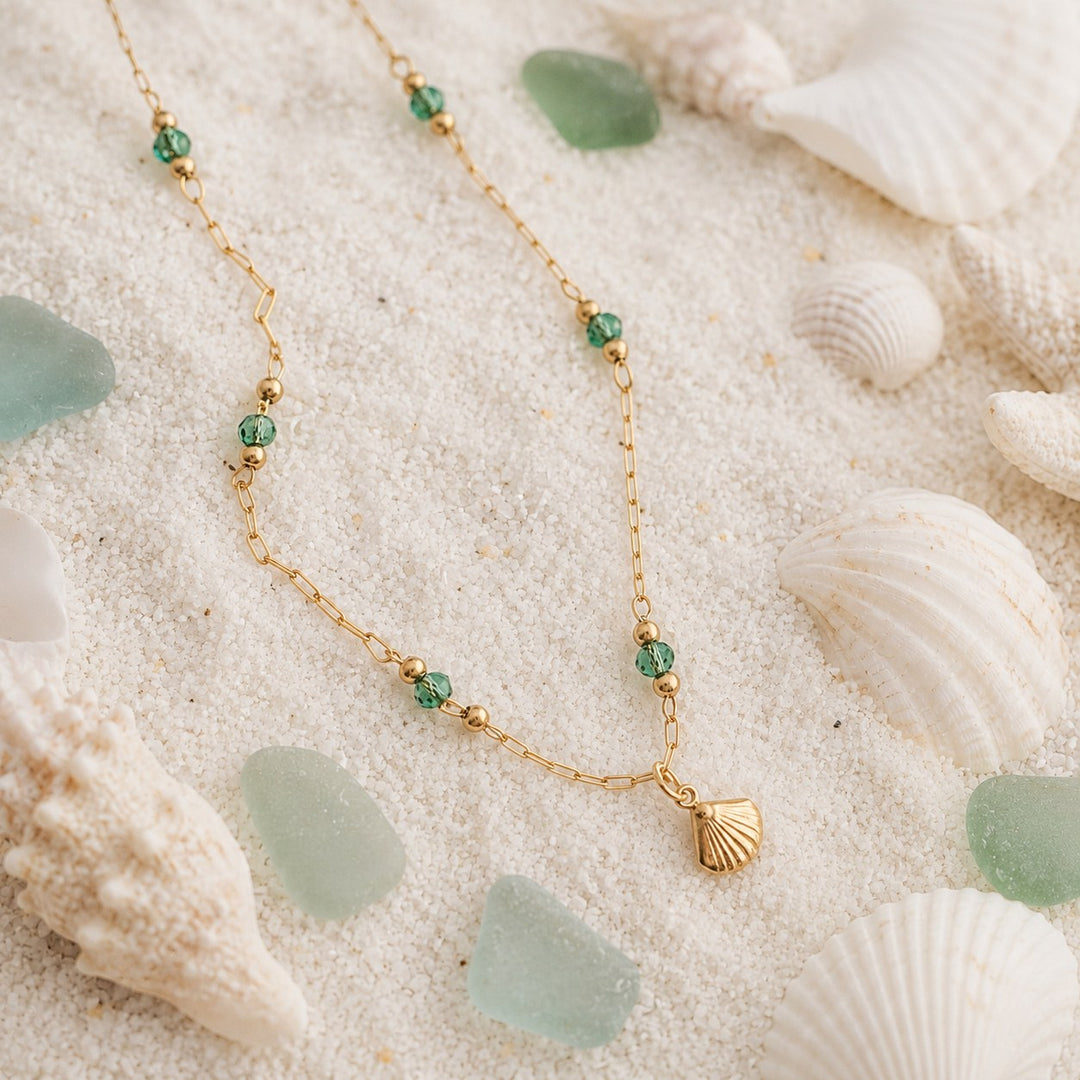 Little Emerald Coastal Necklace