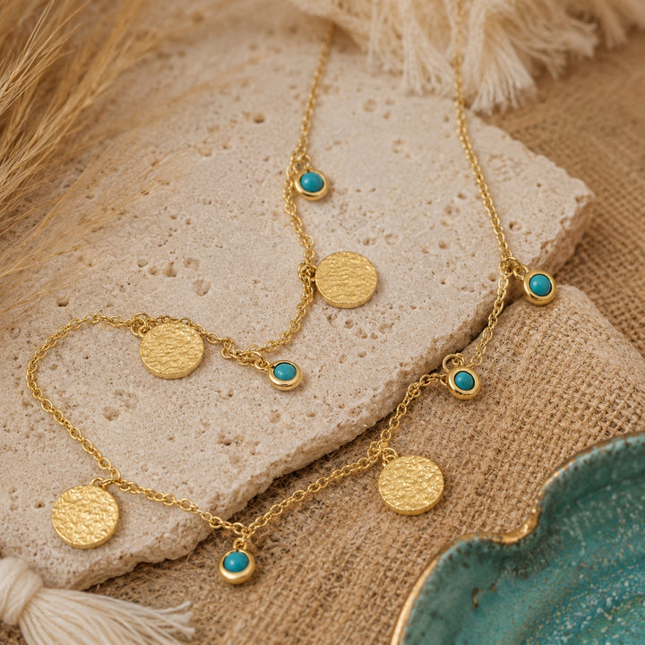 Golden Sea Drop Choker