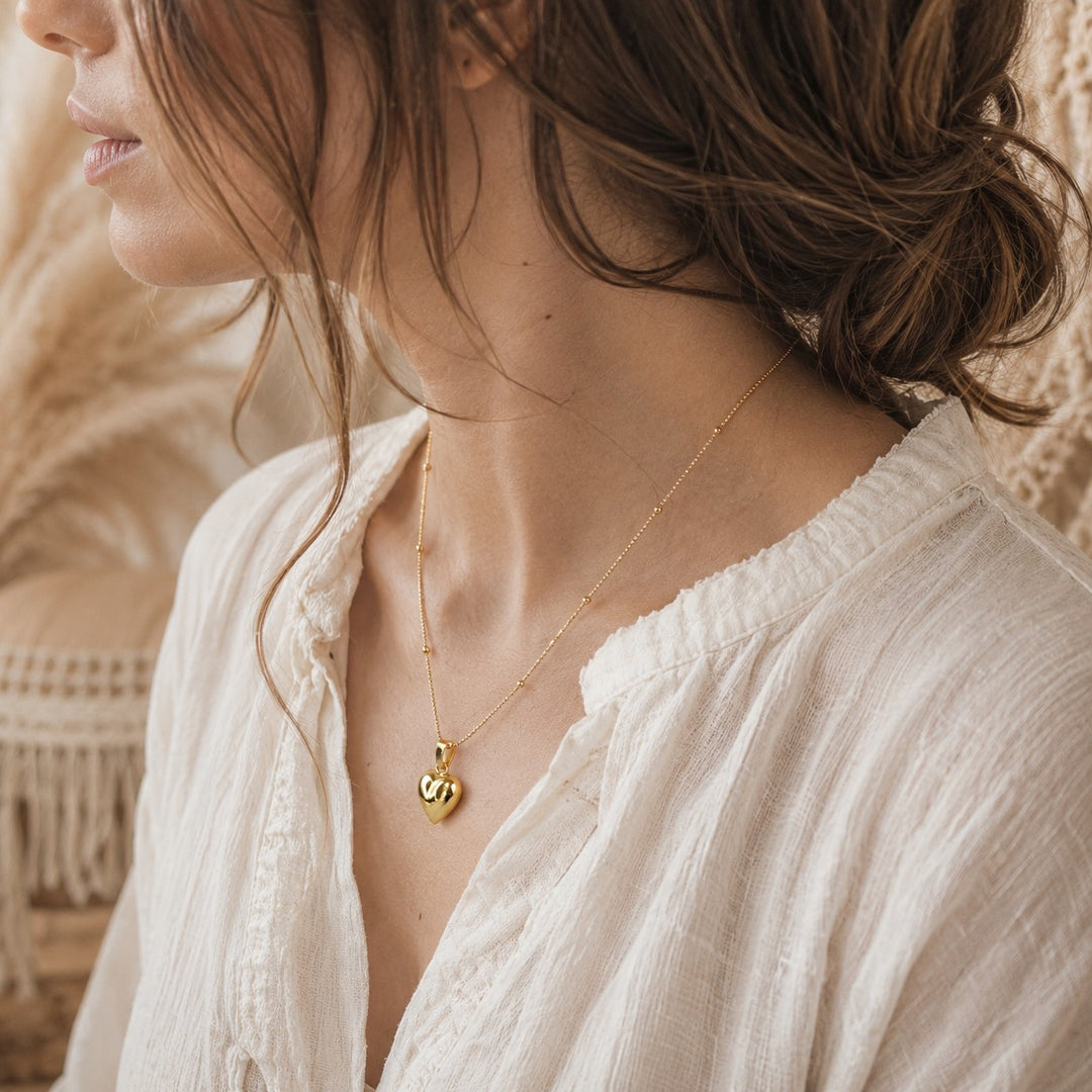 Heart Of Gold Necklace