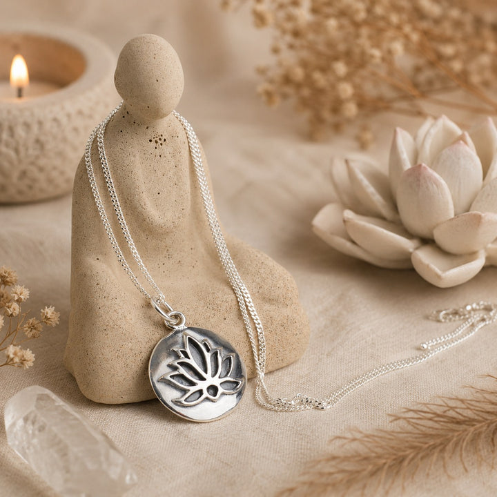 Lunar Lotus Necklace