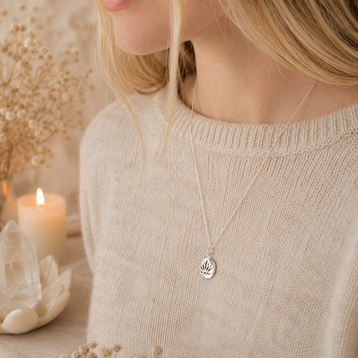 Lunar Lotus Necklace