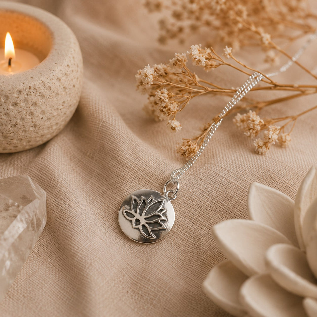 Lunar Lotus Necklace