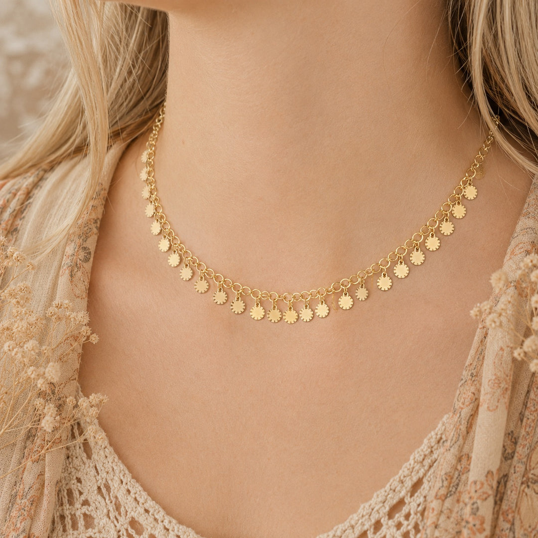 Eclipse Gold Choker