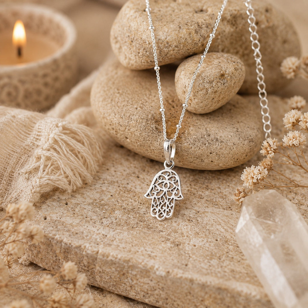 Divine Path Hamsa Necklace