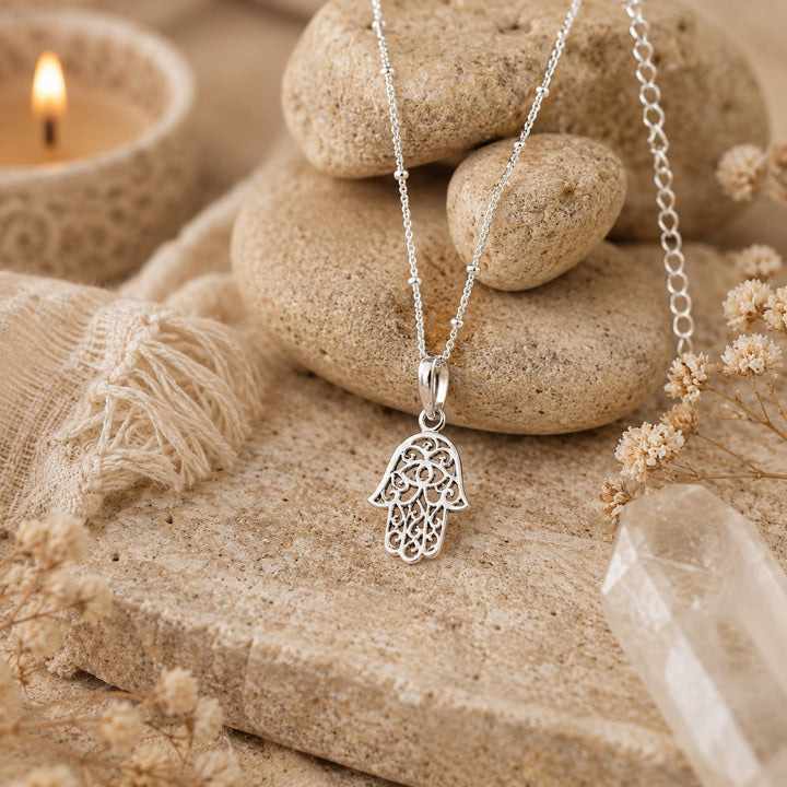 Divine Path Hamsa Necklace