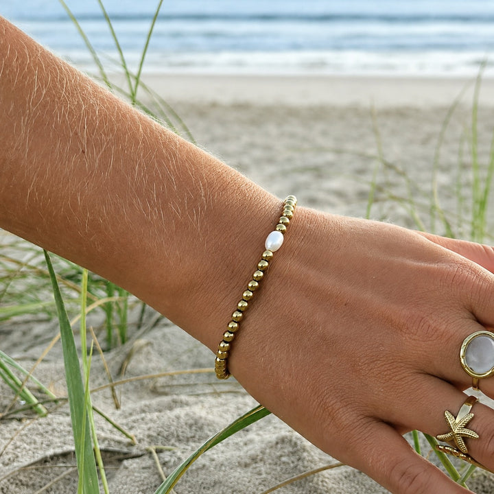 Golden Sands Pearl Bracelet